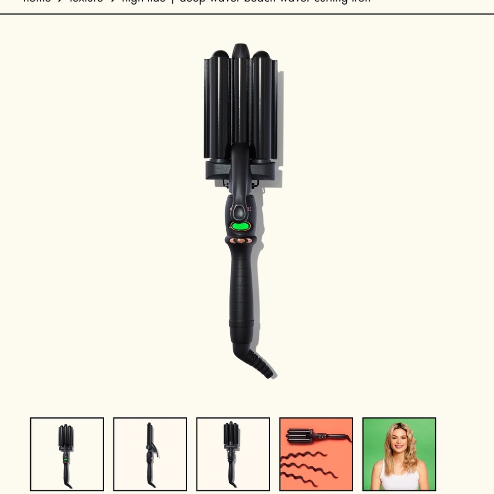 Amika High Tide, deep waver beach waver curling iron